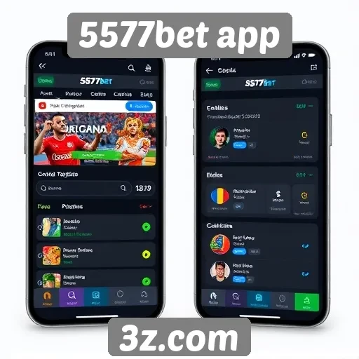 Interface do 5577bet app é amigável e intuitiva