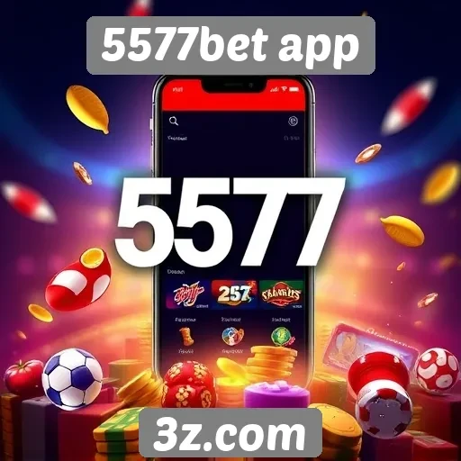 Variedade de jogos disponíveis na 5577bet app